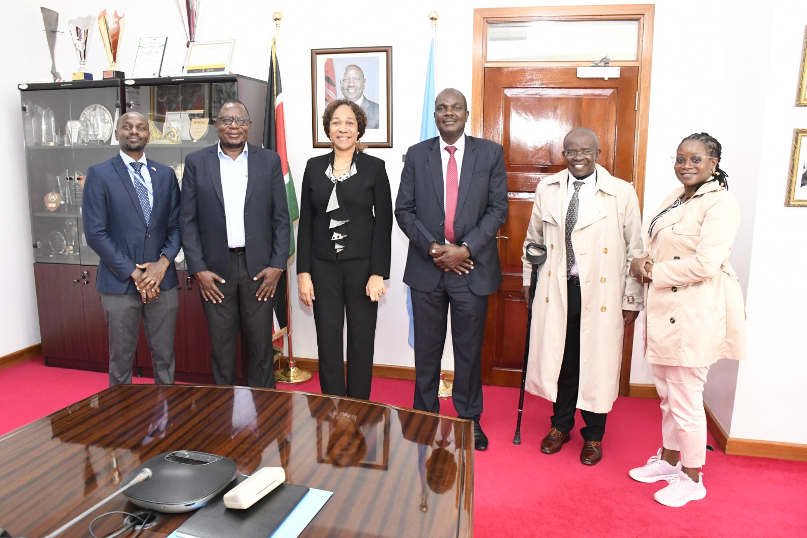 Amb. Ines Fors, Cuba Amb to Kenya paid a Courtesy Call on UoN VC on Wed, May 21, 2025